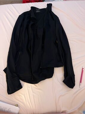 Black Lightweight Utility Jacket for Women -